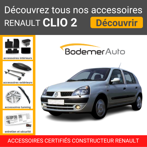 Barres de toit renault CLIO 2 - 3 Portes