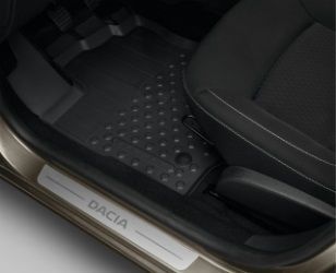 Tapis de sol caoutchouc Lot de 4 (AV+AR) - Dacia Sandero 2 / Sandero Stepway 2 – réf. 8201621046