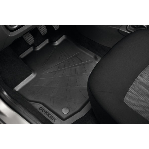 Tapis de sol caoutchouc Lot de 4 (AV+AR) - Dacia DOKKER VAN