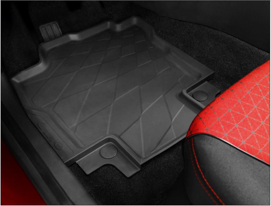 Tapis de sol caoutchouc Lot de 4 (AV+AR) - Renault Clio 4