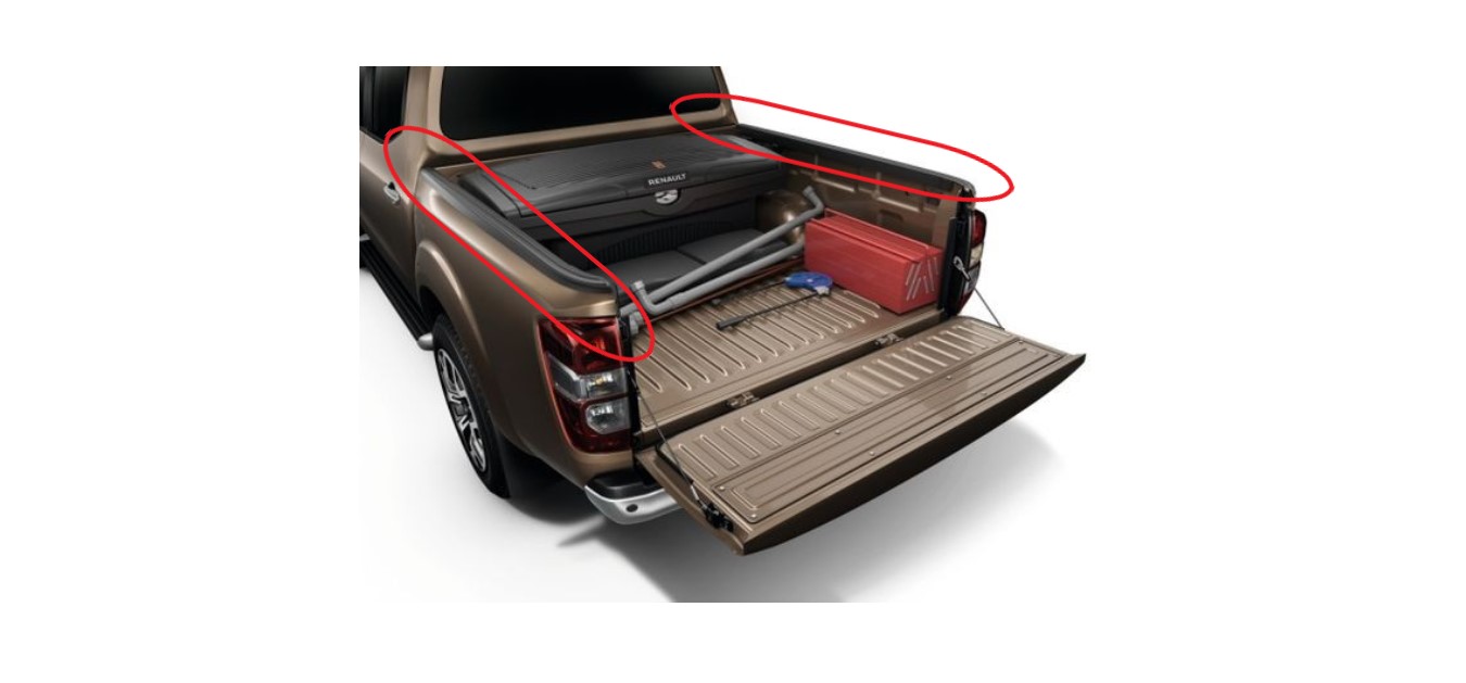 Protection de bord de benne - Renault Alaskan – réf. 8201704724