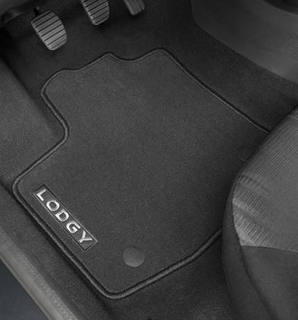 Tapis de sol Tissu- Dacia Lodgy Lot de 4 (AV+AR) – réf. 8201149655