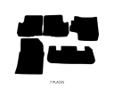 Tapis de sol caoutchouc Lot de 4 (AV+AR) - Dacia Lodgy
