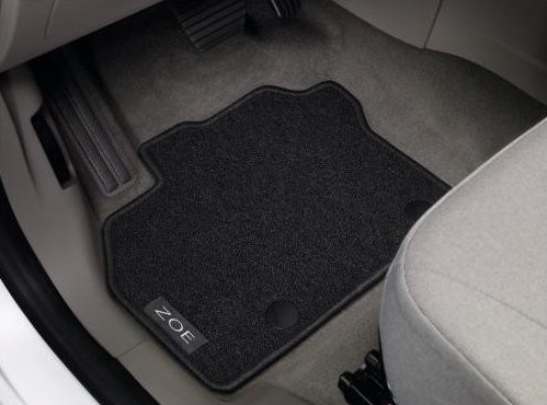 Tapis de sol Renault ZOE Lot de 4 (AV+AR) - Confort