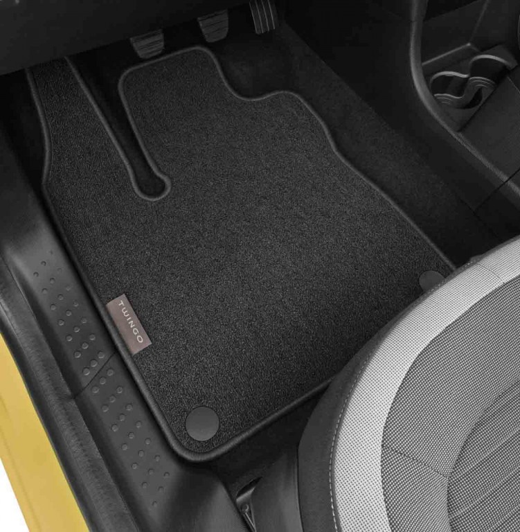 Tapis de sol Renault TWINGO 3 Lot de 4 (AV+AR) - Confort