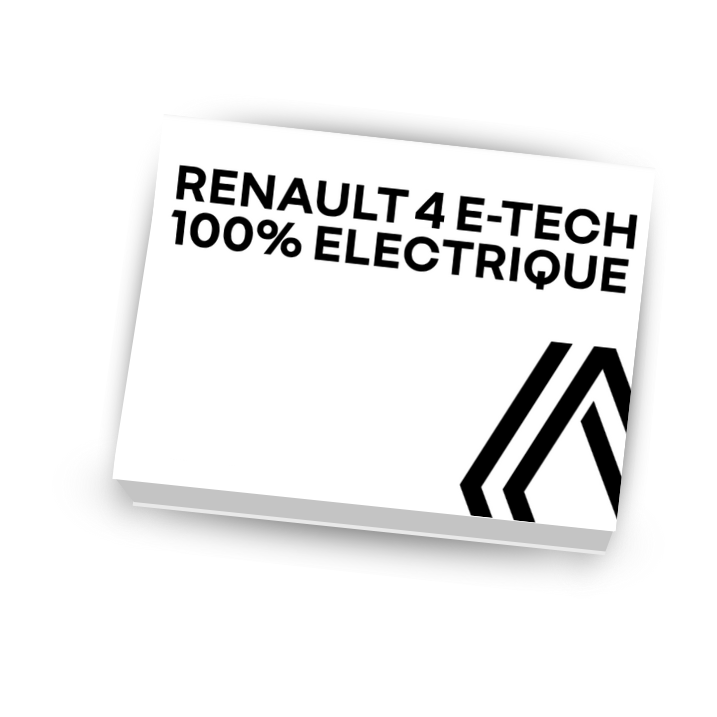 Notice d'utilisation - Renault R4 ELECTRIQUE – réf. NOTICE 2025
