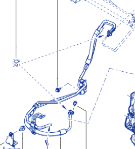 TUYAU ASSISTANCE DIRECTION Renault, Dacia, Alpine - 497120387R