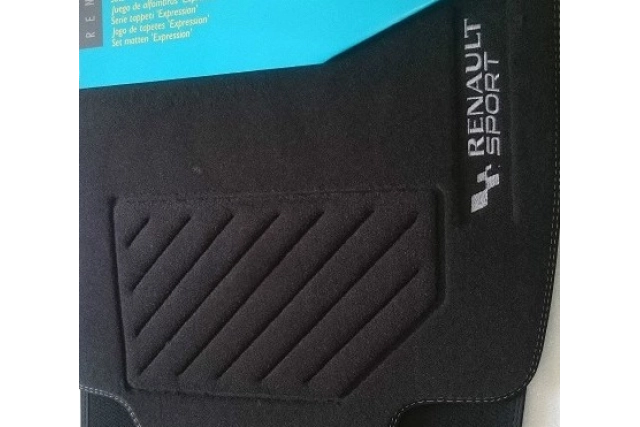 Tapis de sol Renault MEGANE 2 RS Lot de 4 (AV+AR) - Renault Sport