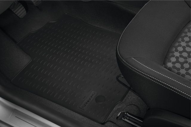 Tapis de sol caoutchouc Sandero 2 Lot de 4 (AV+AR)