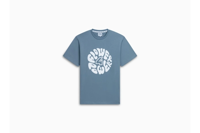 TSHIRT R4 BLEU FLOWER PWR L Renault, Dacia, Alpine - 7717277265