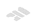 Tapis de Sol Trafic 3 Combi 9 places Lot par rang – réf. 8201437615 – photo 3