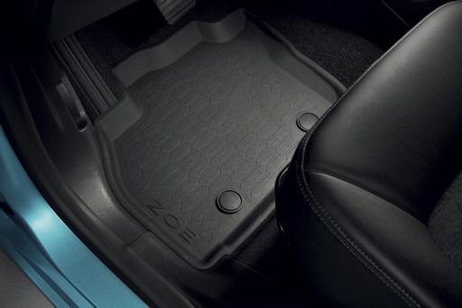 Tapis de sol caoutchouc Lot de 4 (AV+AR) - Renault ZOE – réf. 8201725644