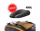 Pack −10 % : JOGGER - COFFRE DE TOIT 480 L + BARRES DE TOIT DACIA