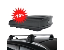 Pack −10 % :  CAPTUR 2 - COFFRE DE TOIT 480 L + BARRES DE TOIT RENAULT