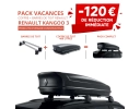 Pack coffre et barres de toit RENAULT KANGOO 3 | - 120 € de remise immédiate – réf. 732103717R +7711948972 – photo 1