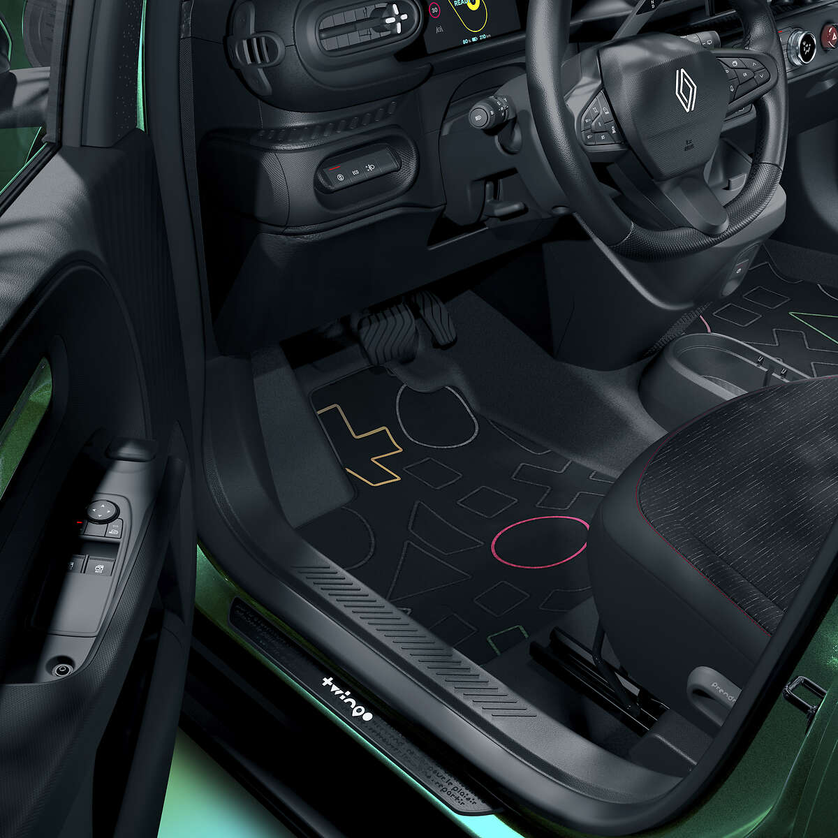 Tapis de sol premium Lot de 4 (AV+AR) - RENAULT Twingo 4 électrique (2026)