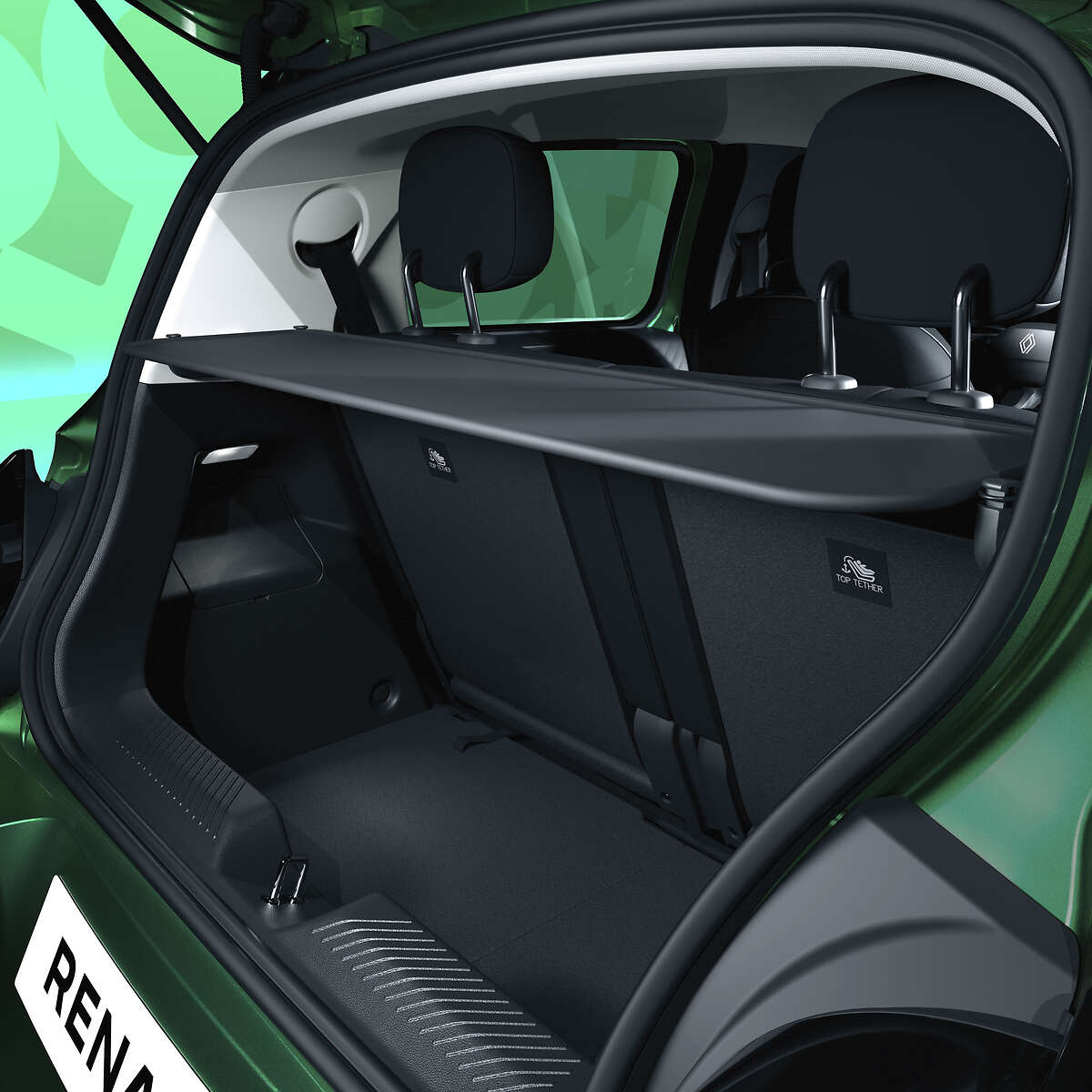 YouClip – Cache-bagages rétractable Renault Twingo 4 Électrique