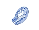 PLATEAU FREIN AR GAUCHE Renault, Dacia, Alpine - 440108755R – réf. 440108755R – photo 1