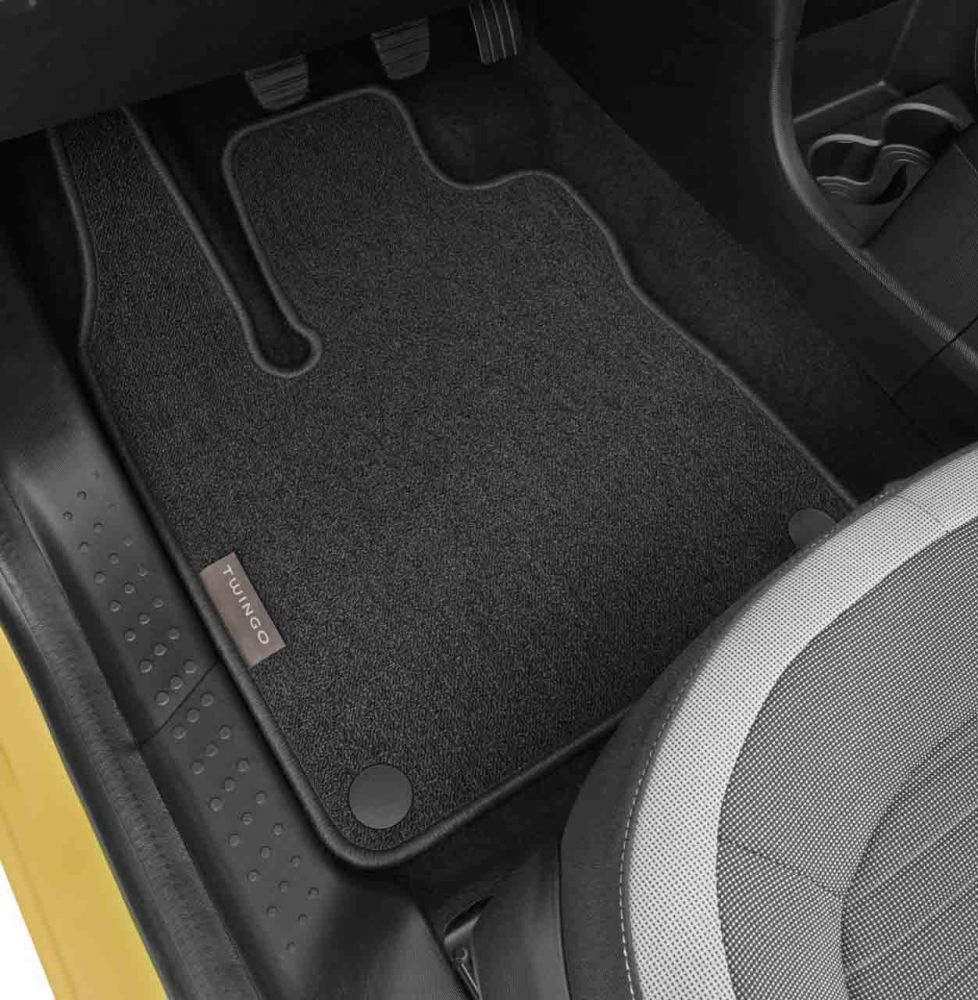 Tapis de sol textile Confort Lot de 4 (AV+AR) - RENAULT TWINGO E-TECH