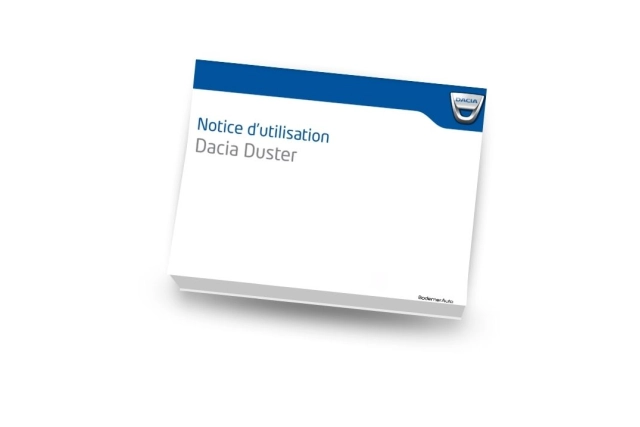 Notice d'utilisation Dacia DUSTER 1