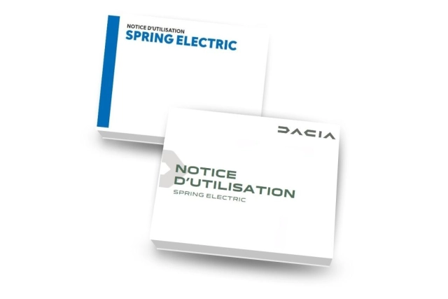 Notice d'utilisation - Dacia SPRING