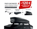 Pack coffre et barres de toit RENAULT MEGANE 4 ESTATE | - 120 € de remise immédiate – réf. 8201633783+7711948972 – photo 1