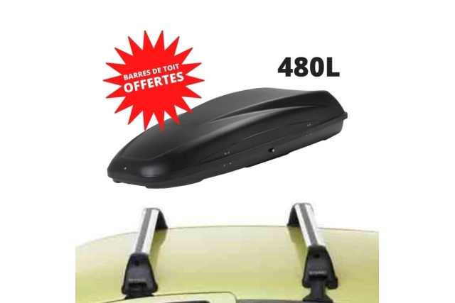 TWINGO 2 - COFFRE DE TOIT 480 L + BARRES DE TOIT OFFERTES - RENAULT