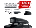Pack coffre et barres de toit RENAULT CAPTUR 2 | - 120 € de remise immédiate – réf. 7711948972+8201726817 – photo 1
