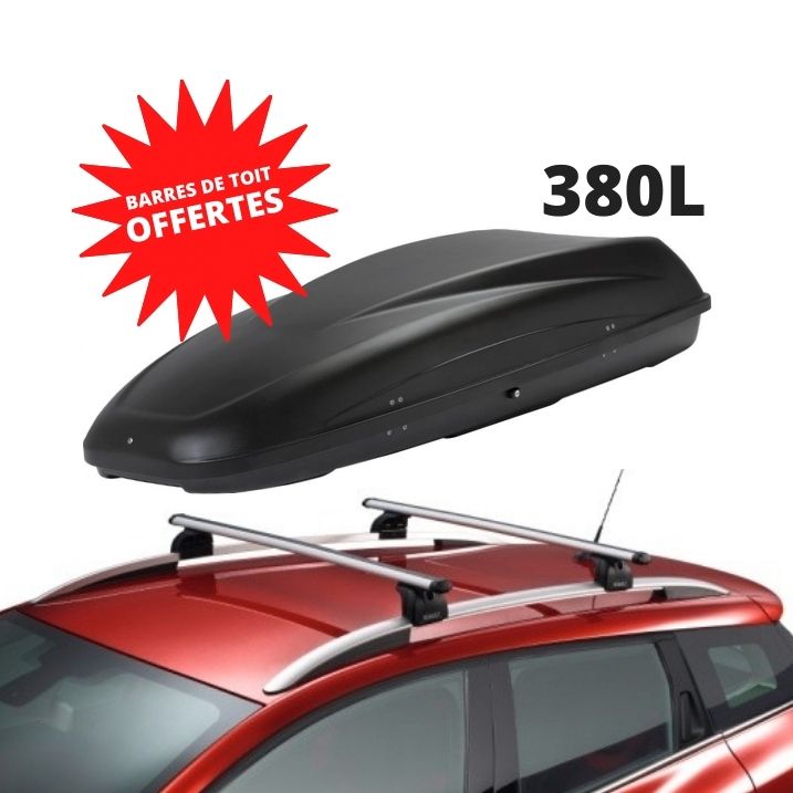 KADJAR - COFFRE DE TOIT 380 L + BARRES DE TOIT OFFERTES - RENAULT