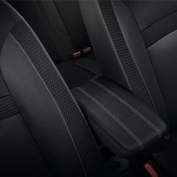 Accoudoir Siège Arrière Voiture Pour Dacia Duster, Logan, Sandero, Stepway - Boîte De Rangement Avec 2 Sangles
