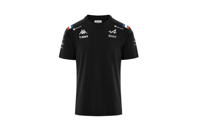 T-shirt ALPINE F1 Team Garage Noir - Homme