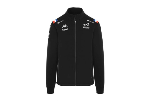 Veste zippée  ALPINE F1 TEAM noir - Homme