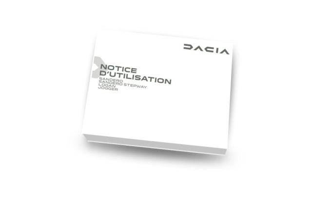 Notice d'utilisation - Dacia JOGGER