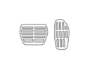 Pédalier sport aluminium - RENAULT AUSTRAL – réf. 465318779R – photo 2