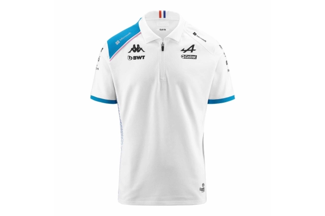 Polo BLANC ALPINE F1 TEAM