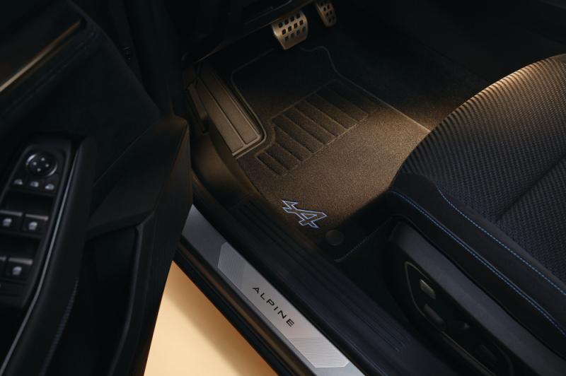 Tapis de sol textile esprit Alpine Lot de 4 (AV+AR) - RENAULT Espace E-Tech full hybrid