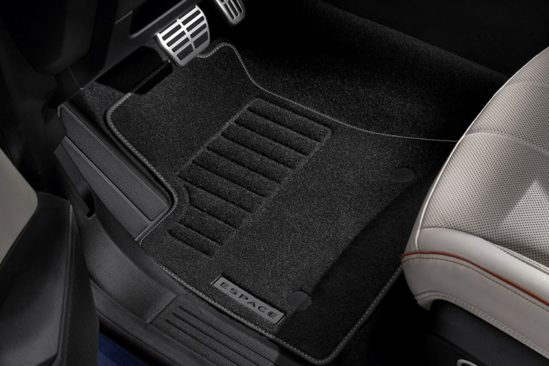 Tapis de sol textile premium Lot de 4 (AV+AR) - RENAULT Espace E-Tech full hybrid – réf. 749M66558R