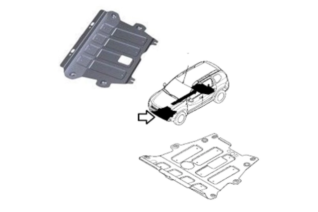 DACIA DUSTER - PROTECTION MOTEUR