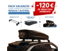 Pack coffre et barres de toit RENAULT AUSTRAL | - 120 € de remise immédiate – réf. 738202736R+7711948972 – photo 1