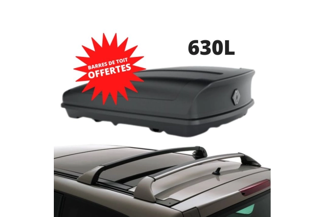 ESPACE 4 - COFFRE DE TOIT 630 L + BARRES DE TOIT OFFERTES - RENAULT