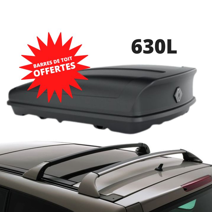 ESPACE 4 - COFFRE DE TOIT 630 L + BARRES DE TOIT OFFERTES - RENAULT