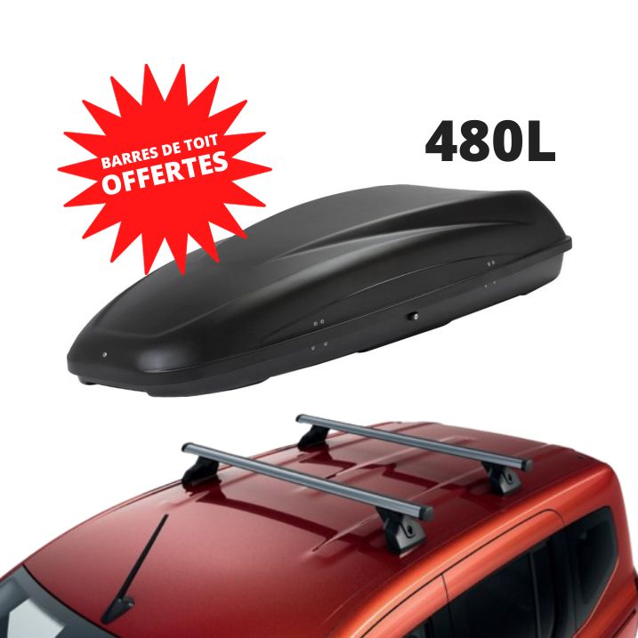KANGOO 3 - COFFRE DE TOIT 480 L + BARRES DE TOIT OFFERTES - RENAULT
