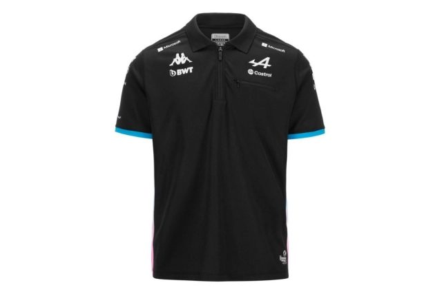 Polo noir Alpine F1 TEAM 2024