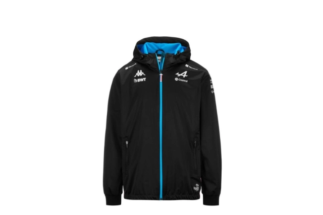 Veste de pluie Noir ALPINE F1 Team 2024