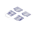 Tapis de sol caoutchouc Lot de 4 (AV+AR) - RENAULT RAFALE