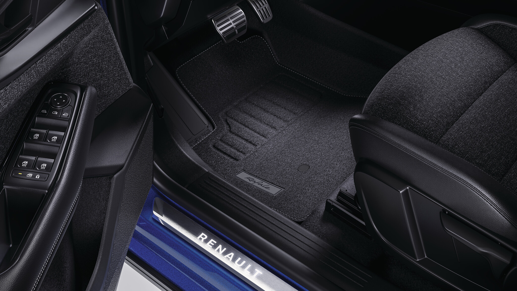 Tapis de sol textile Premium Lot de 4 (AV+AR) - RENAULT RAFALE