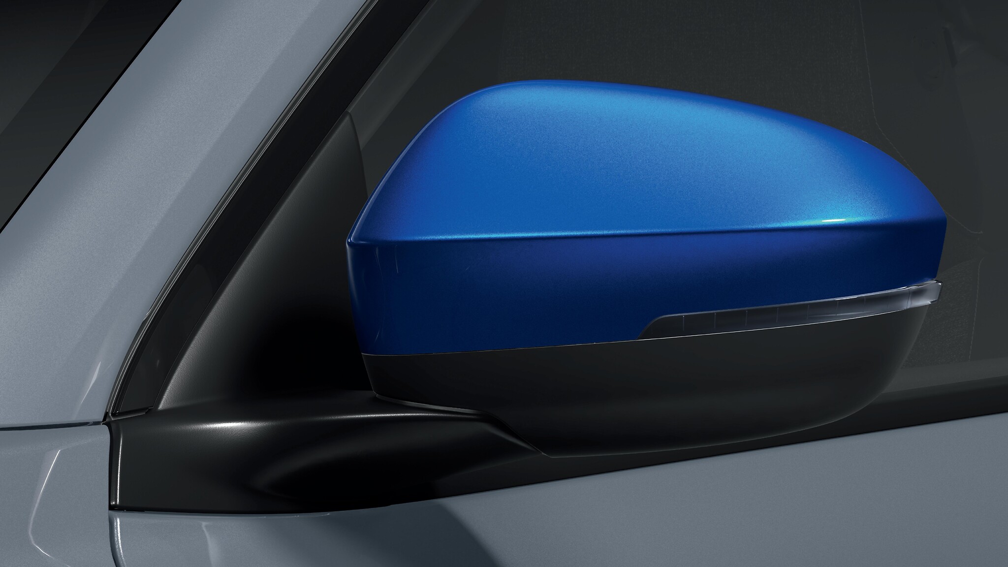 Coques de rétroviseur bleu sommet - RENAULT RAFALE – réf. 963H13604R