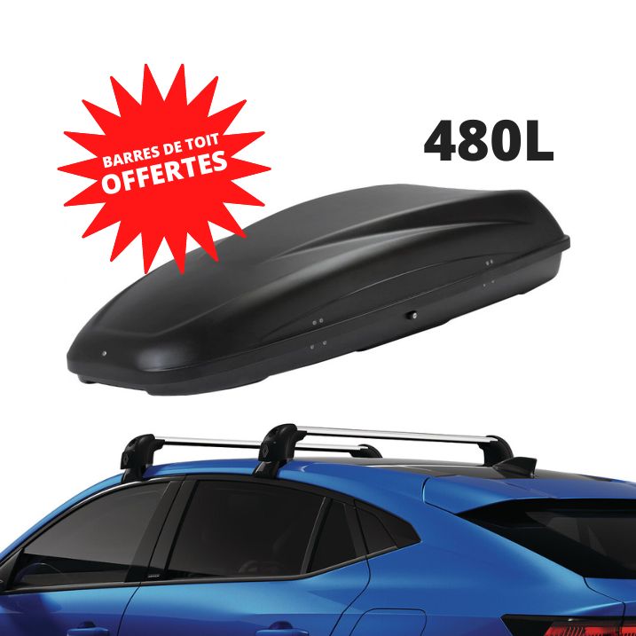 RAFALE - COFFRE DE TOIT 480 L + BARRES DE TOIT OFFERTES - RENAULT