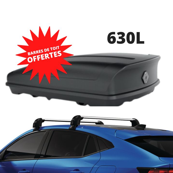 RAFALE - COFFRE DE TOIT 630 L + BARRES DE TOIT OFFERTES - RENAULT