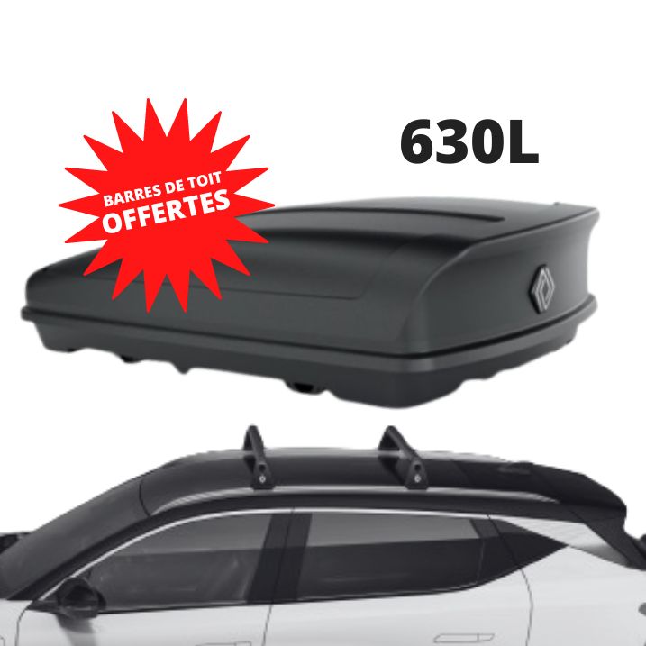 SCENIC E-TECH - COFFRE DE TOIT 630 L + BARRES DE TOIT OFFERTES - RENAULT